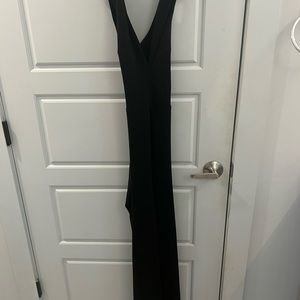 Long black pantsuit